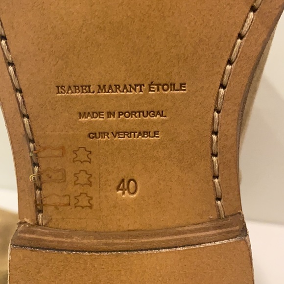 Isabel Marant Crisi Suede Boots Beige 40 FR - Picture 7 of 9